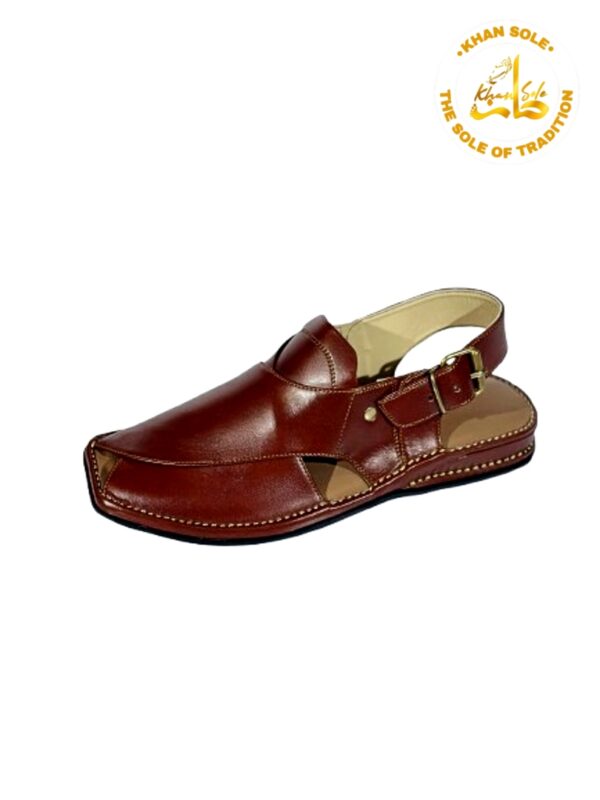 Brown Smart Zalmi Chappal - Image 3